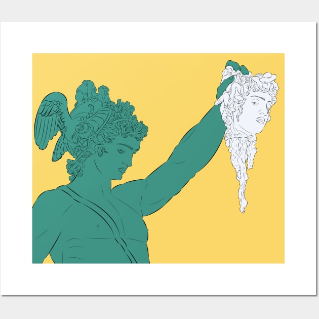 Perseus With The Head of Medusa Wall Art by LiLian-Kaff